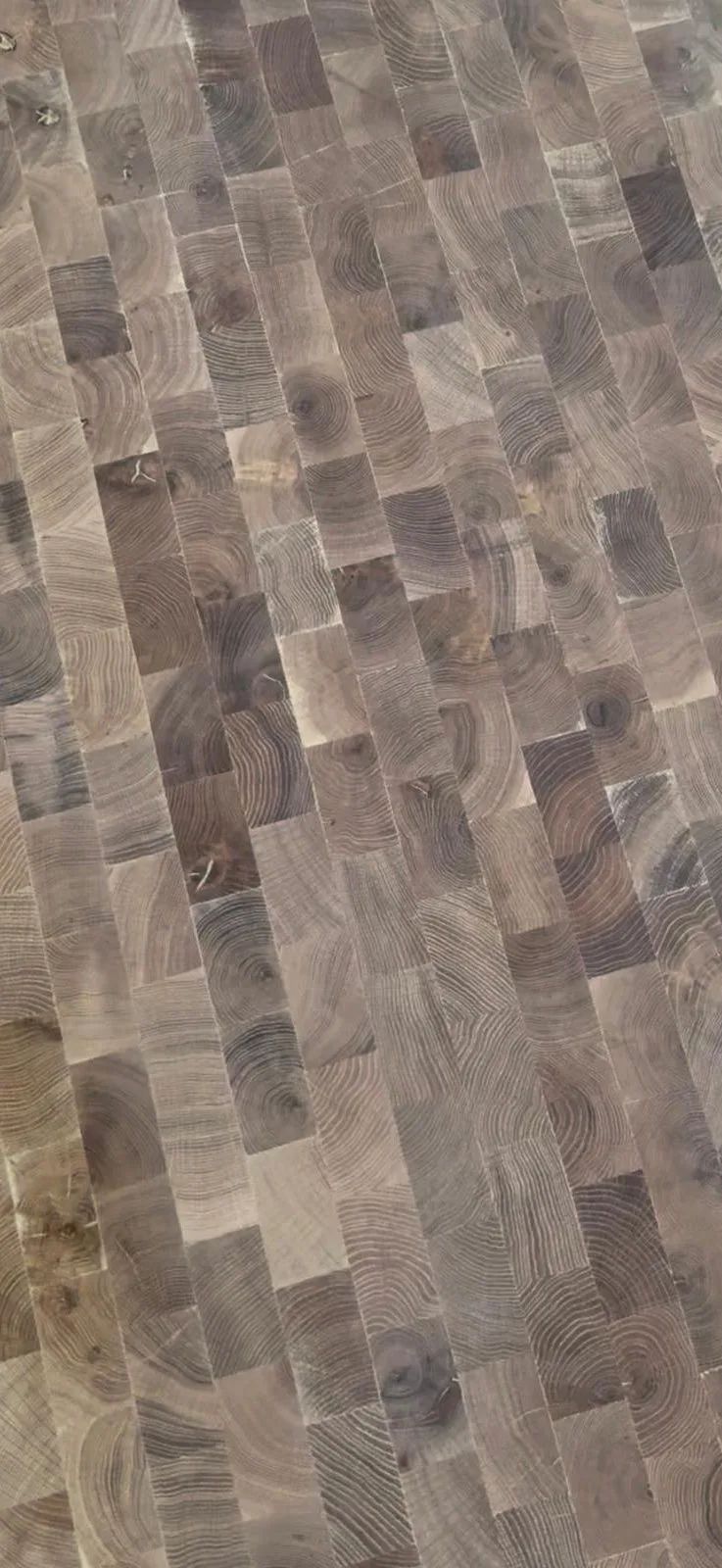 Solid oak - endgrain